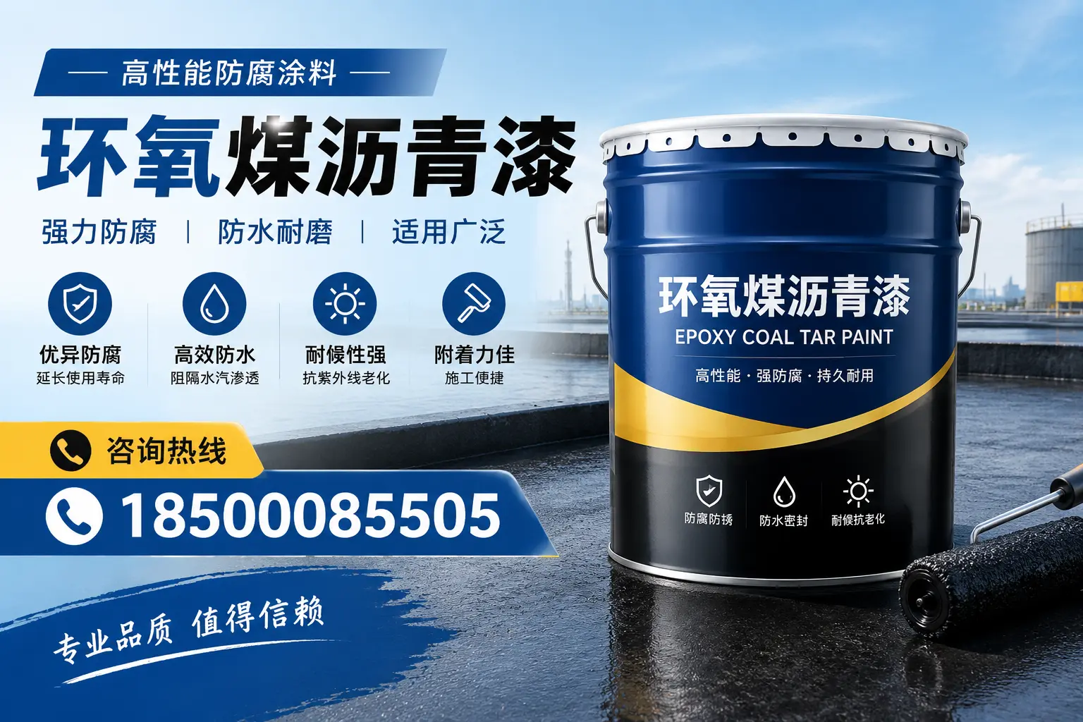 环氧煤沥青漆的主要成分与功能，黄石用户深度了解