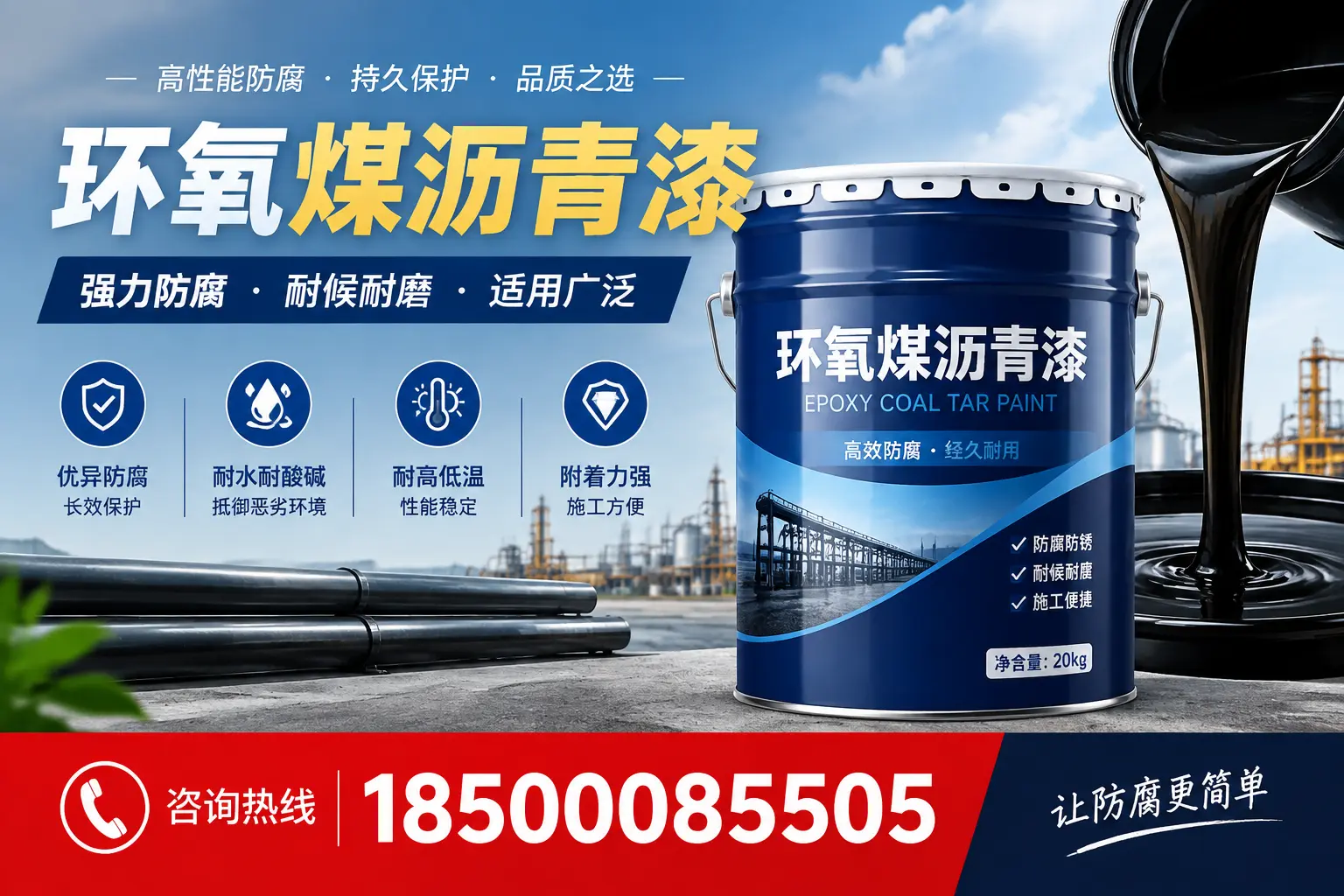 环氧煤沥青漆在不同气候条件下的表现分析，黄石适用性